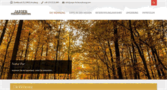 Desktop Screenshot of jaeger-ferienwohnung.com